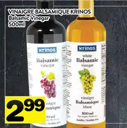 Supermarché PA VINAIGRE BALSAMIQUE KRINOS | Krinos Balsamic Vinegar offer