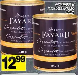 Supermarché PA CASSOULET MAISON FAYARD offer
