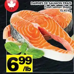 Supermarché PA DARNES DE SAUMON FRAIS | Fresh salmon Steaks offer