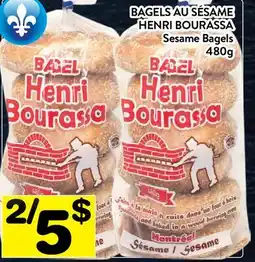 Supermarché PA BAGELS AU SÉSAME HENRI BOURASSA | Sesame Bagels offer