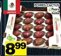 Supermarché PA POIRES CACTUS | Pears offer
