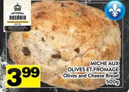 Supermarché PA MICHE AUX OLIVES ET FROMAGE | Olives and Cheese Bread offer