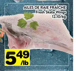 Supermarché PA AILES DE RAIE FRAÎCHE | Fresh Skate Wings offer