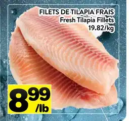 Supermarché PA FILETS DE TILAPIA FRAIS | Fresh Tilapia Fillets offer