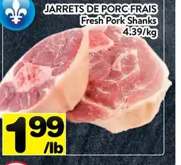 Supermarché PA JARRETS DE PORC FRAIS | Fresh Pork Shanks offer
