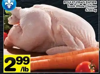 Supermarché PA POULET FRAIS ENTIER | Fresh Whole Chicken offer
