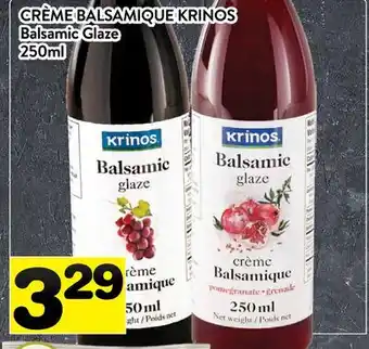 Supermarché PA CRÈME BALSAMIQUE KRINOS | Krinos Balsamic Glaze offer