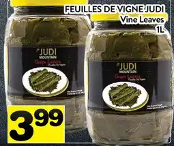 Supermarché PA FEUILLES DE VIGNE JUDI | Vine Leaves offer