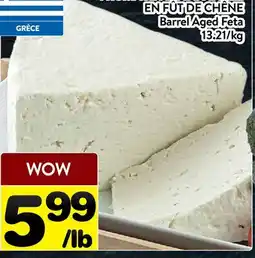Supermarché PA FROMAGE FETA AFFINNÉE EN FÛT DE CHÊNE | Barrel Aged Feta offer