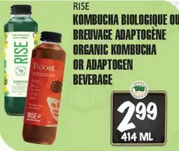 Marches Tau KOMBUCHA BIOLOGIQUE OU BREUVAGE ADAPTOGÈNE RISE offer