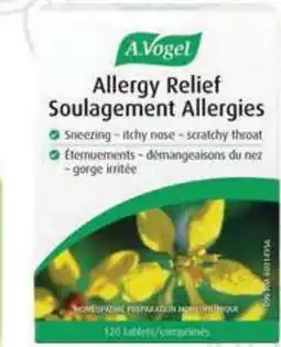 Marches Tau SOULAGEMENT ALLERGIES A. Vogel offer