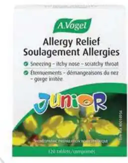 Marches Tau SOULAGEMENT ALLERGIES JUNIOR offer