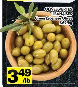 Supermarché PA OLIVES VERTES LIBANAISES | Green Lebanese Olives offer