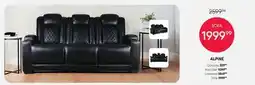 Meubles RD Alpine - Power Modular Reclining Sofa and Drop-Down Backrest with Reading Lights - 3 pcs offer