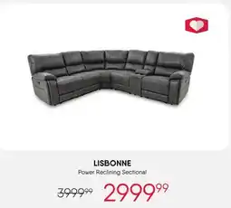 Meubles RD Lisbonne - 6-Piece Electric Reclining Sectional offer