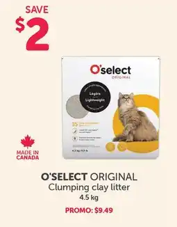 Mondou O'SELECT ORIGINAL Clumping clay litter offer