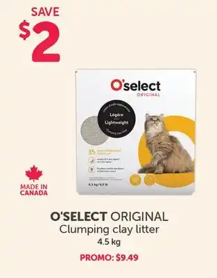 Mondou O'SELECT ORIGINAL Clumping clay litter offer