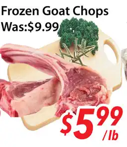 Ample Food Market Frozen goat chops offer