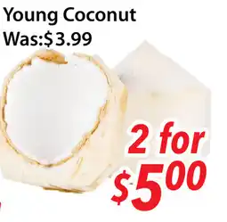 Ample Food Market Young coconut offer