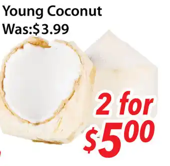 Ample Food Market Young coconut offer