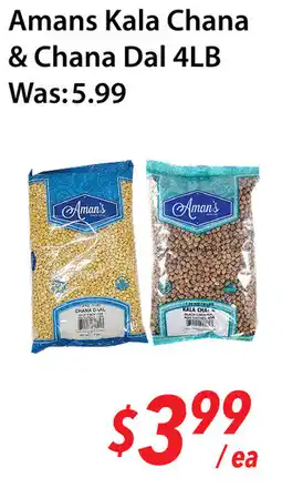 Ample Food Market Amans kala chana & chana dal offer