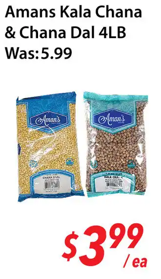 Ample Food Market Amans kala chana & chana dal offer