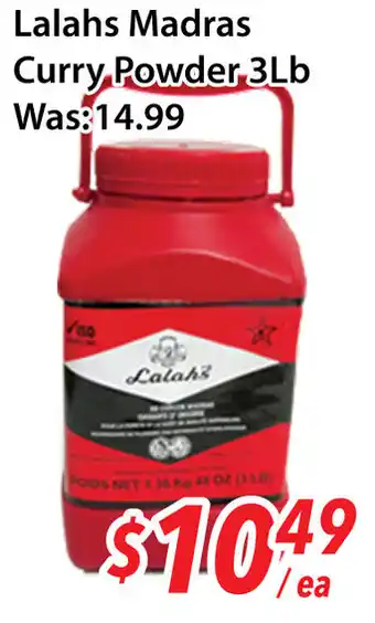 Ample Food Market Lalahs madras curry powder offer