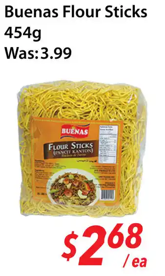 Ample Food Market Buenas flour sticks offer