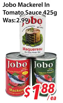 Ample Food Market Jobo mackerel in tomato sauce offer