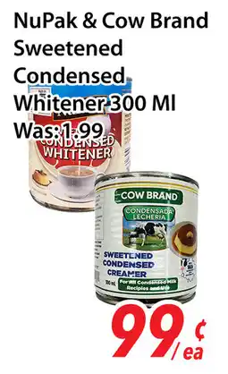 Ample Food Market Nupak & cow brand sweetened condensed whitener 300 MI offer