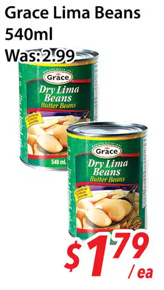 Ample Food Market Grace lima beans offer