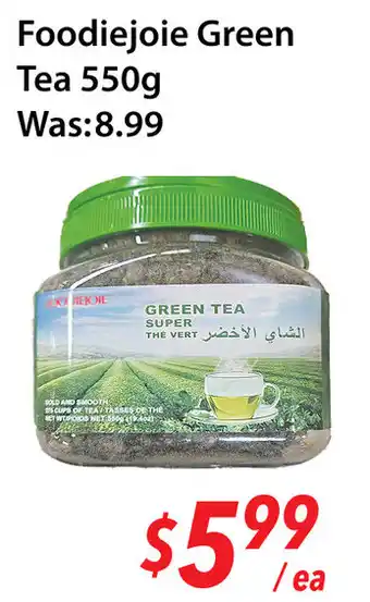 Ample Food Market Foodiejoie green tea offer