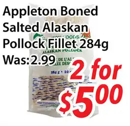 Ample Food Market Appleton boned salted alaskan pollock fillet offer