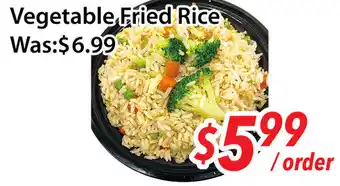 Ample Food Market Vegetable fried rice offer