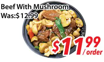 Ample Food Market Beef with mushroom offer