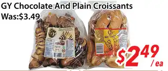 Ample Food Market GY Chocolate And Plain Croissants offer