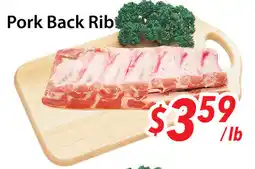 Ample Food Market Pork back rib offer