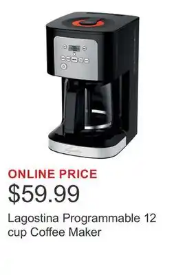 Costco Lagostina Programmable 12 cup Coffee Maker offer