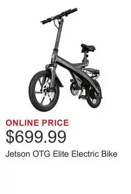 Costco Jetson OTG Elite Electric Bike offer