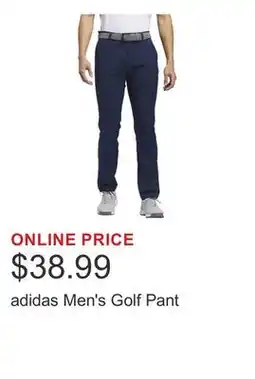 Costco adidas Men's Golf Pant offer