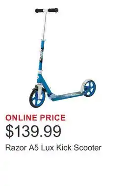 Costco Razor A5 Lux Kick Scooter offer
