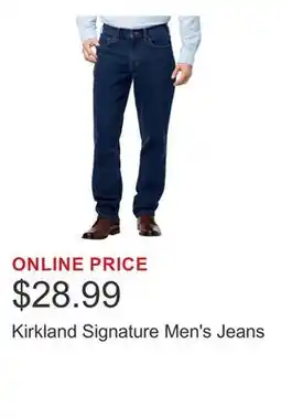 Costco Kirkland Signature Men's Jeans offer