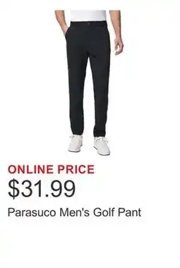 Costco Parasuco Men's Golf Pant offer