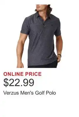Costco Verzus Men's Golf Polo offer