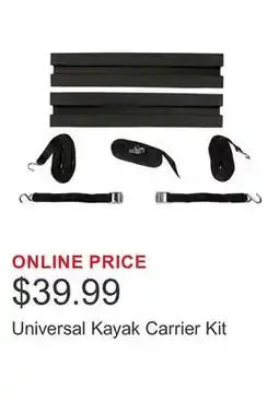 Costco Universal Kayak Carrier Kit offer