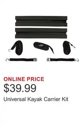 Costco Universal Kayak Carrier Kit offer
