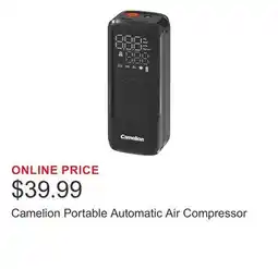 Costco Camelion Portable Automatic Air Compressor offer