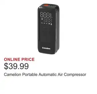 Costco Camelion Portable Automatic Air Compressor offer