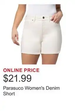 Costco Parasuco Women's Denim Short offer