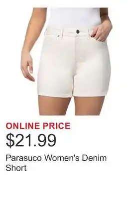 Costco Parasuco Women's Denim Short offer
